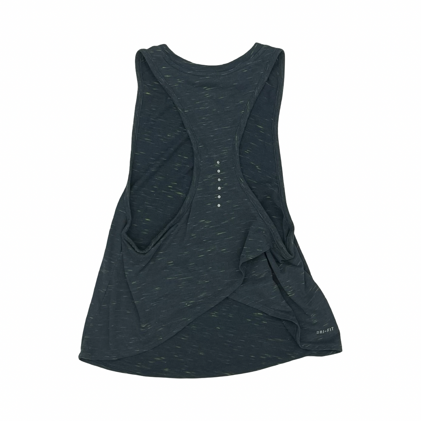 Athletic Tank Top By Nike In Green & Grey, Size:S