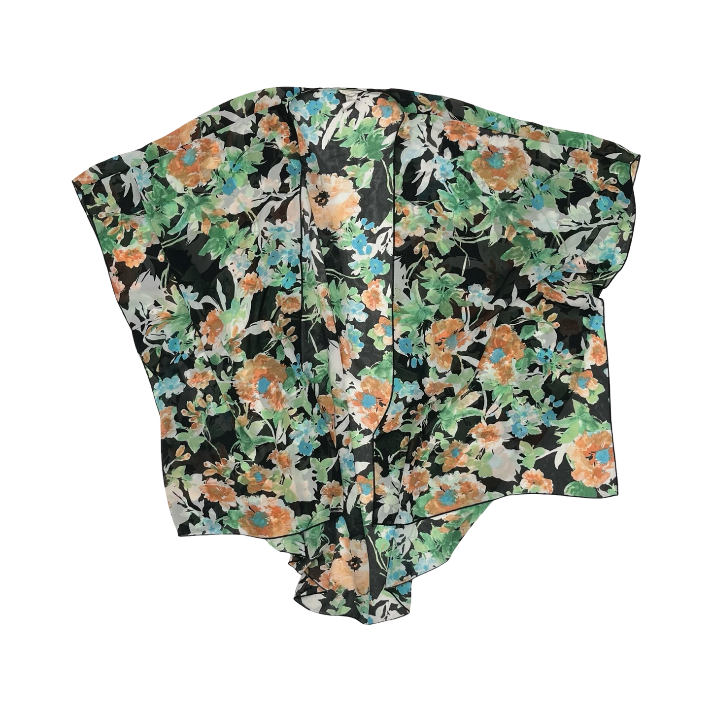 Kimono By Emory Park In Black & Green, Size:S