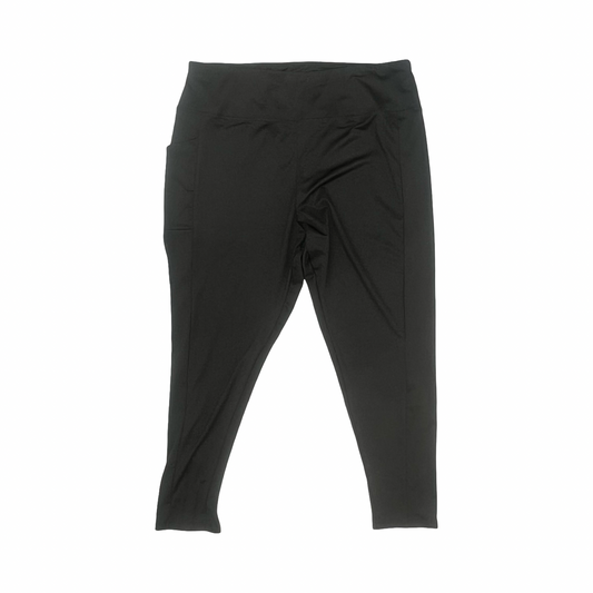 Athletic Leggings By Zone Pro In Black, Size:2X
