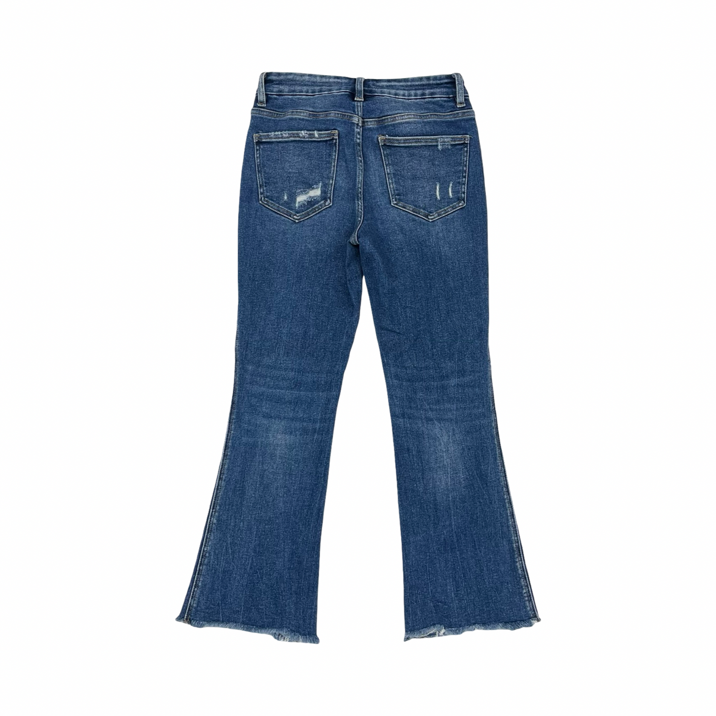 Jeans Cropped By Flying Monkey In Blue Denim, Size:0