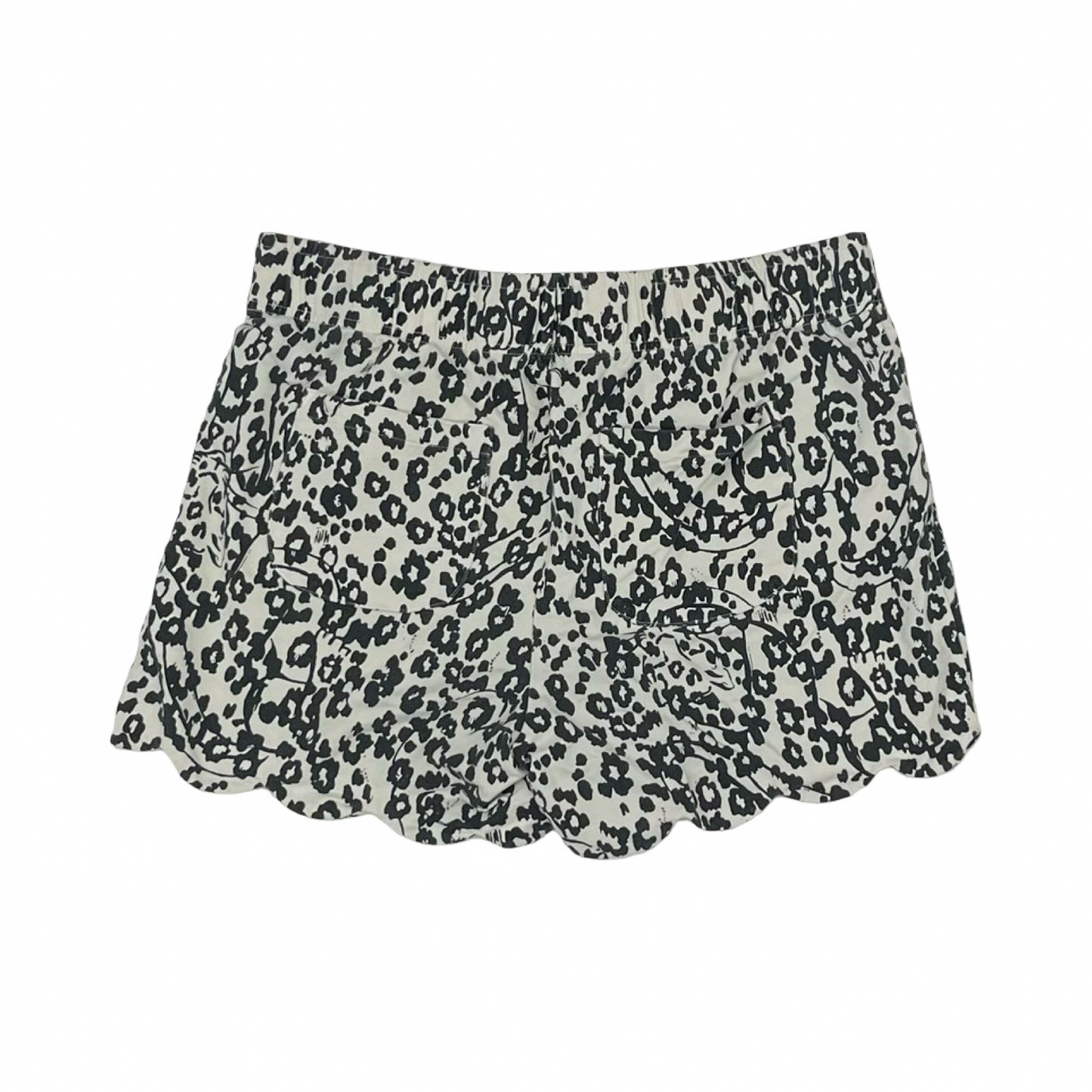Shorts Designer By Lilly Pulitzer In Black & Cream, Size:L