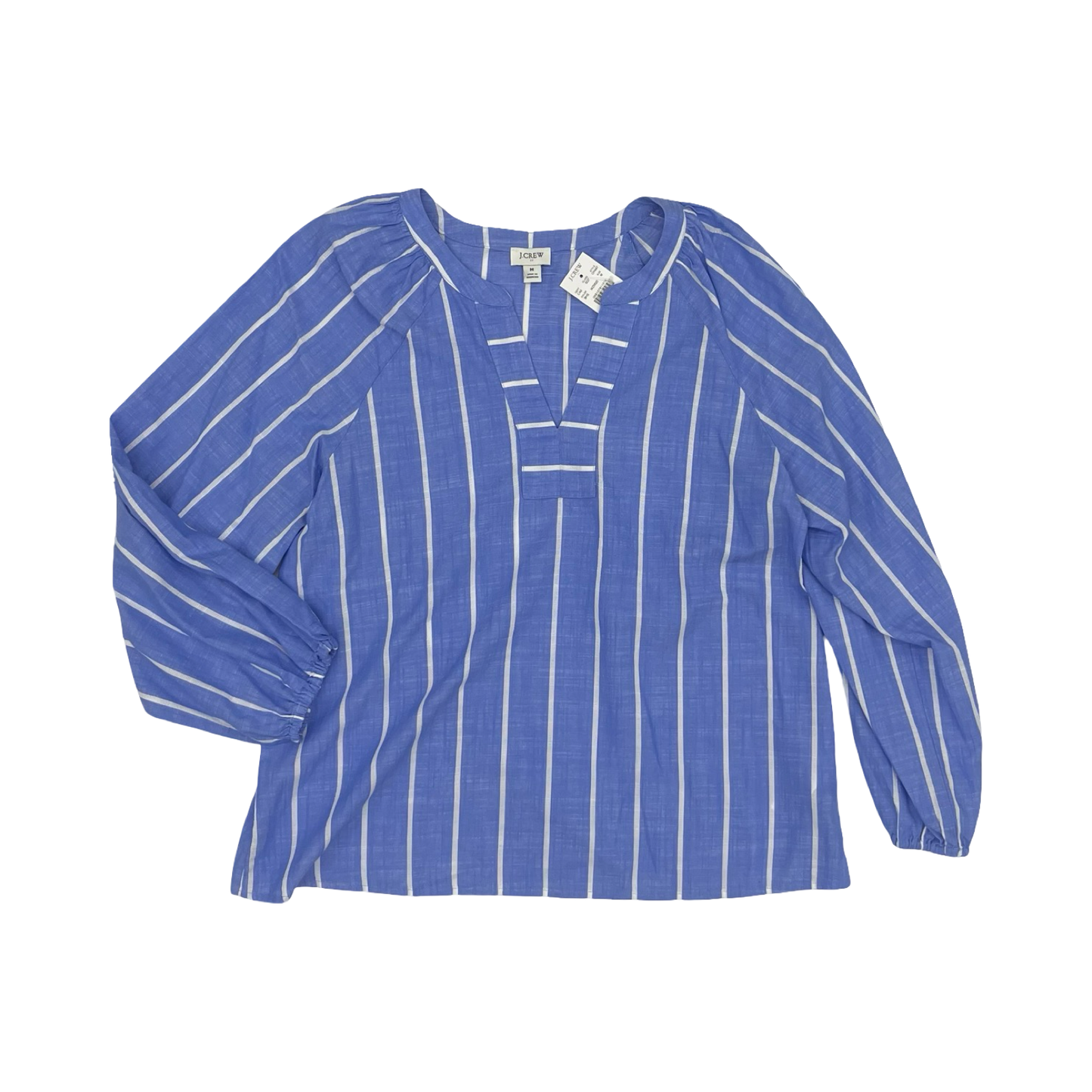 Blouse Ls By J. Crew In Blue, Size:M
