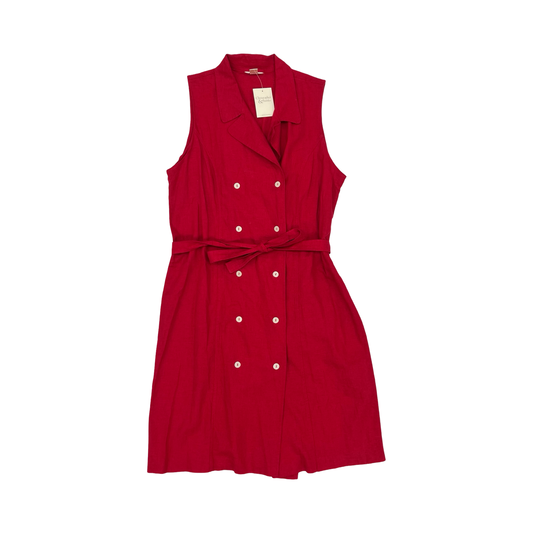 Dress Casual Short By Christopher And Banks In Red, Size:16