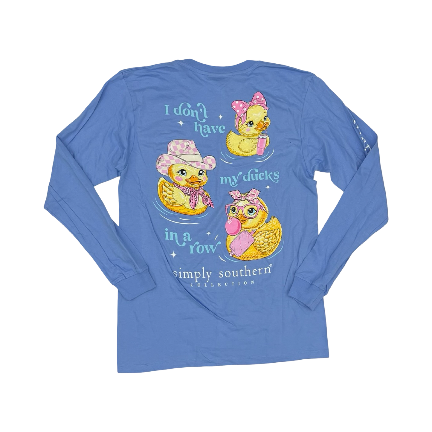 Top Ls By Simply Southern In Blue, Size:S