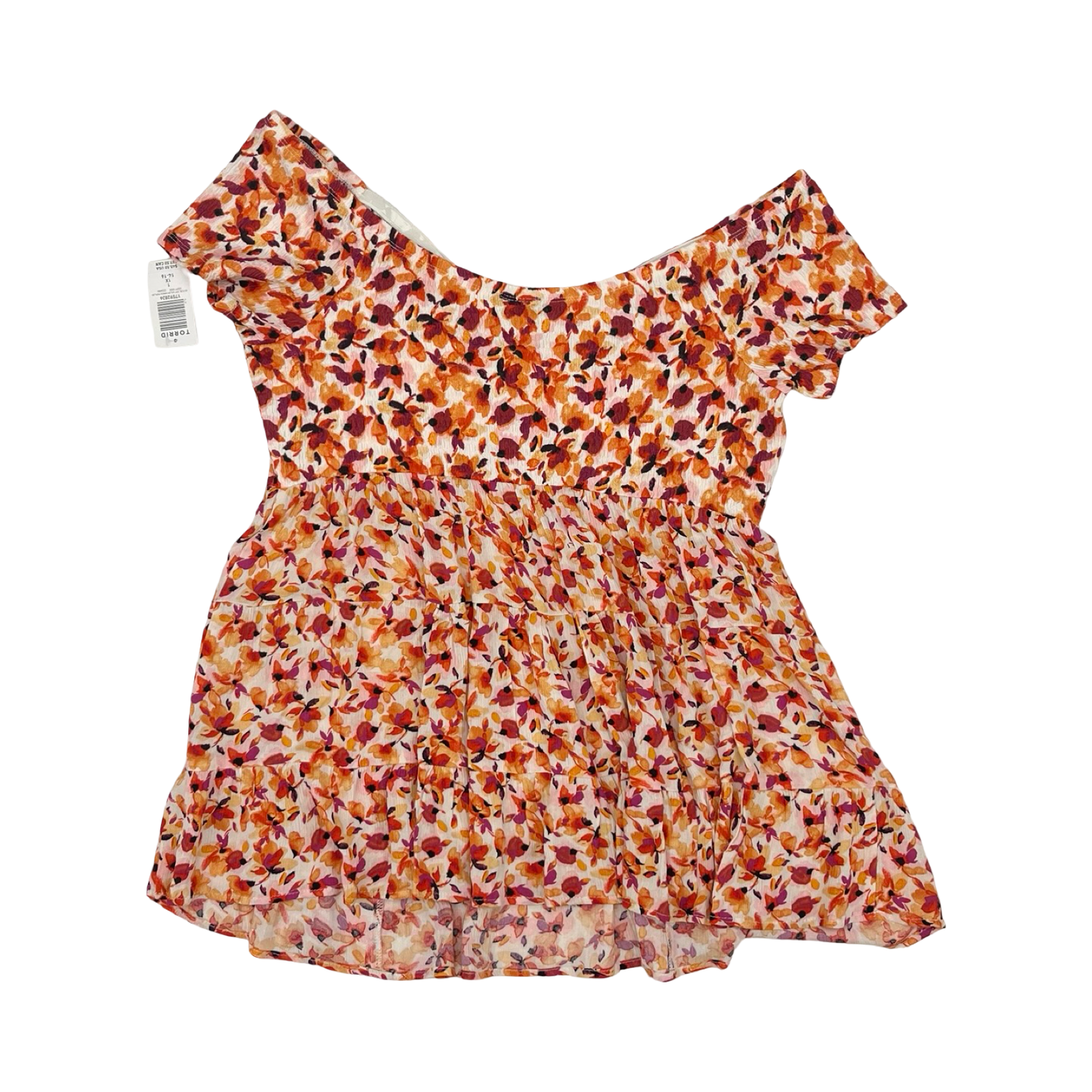 Blouse Ss By Torrid In Multi, Size:1X