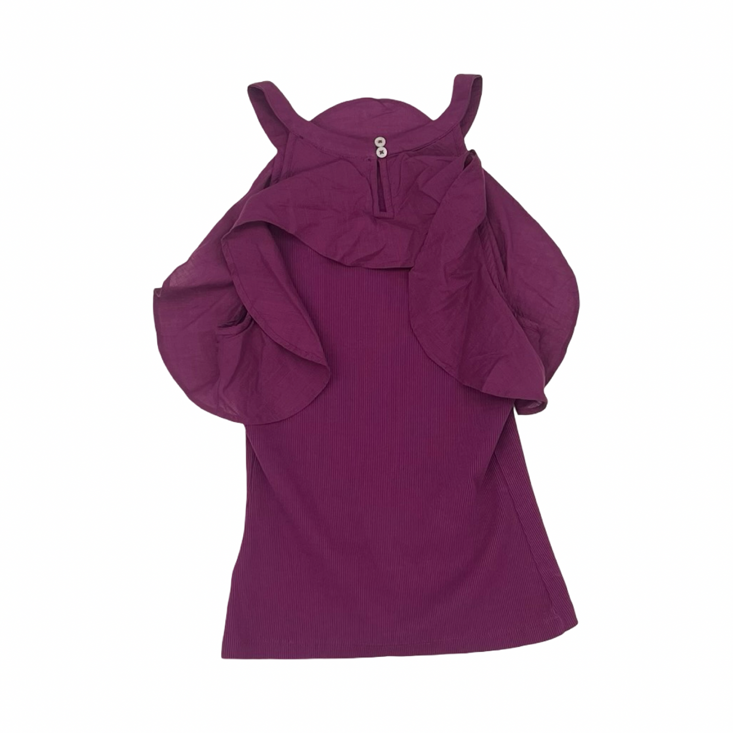 Blouse Sleeveless By Maeve In Purple, Size:Xs