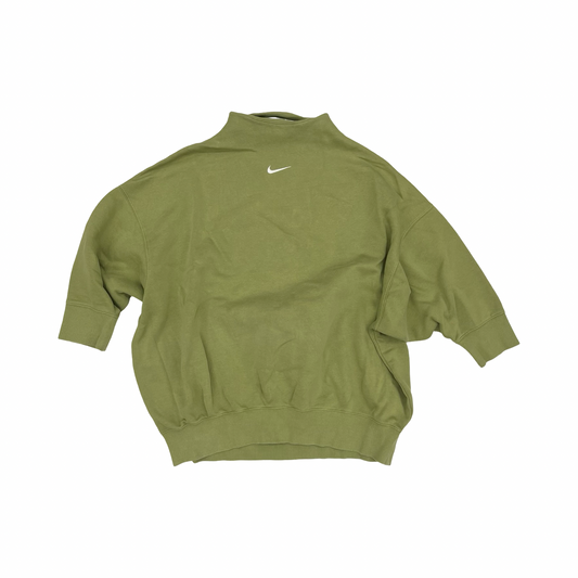 Athletic Sweatshirt Crewneck By Nike In Green, Size:M