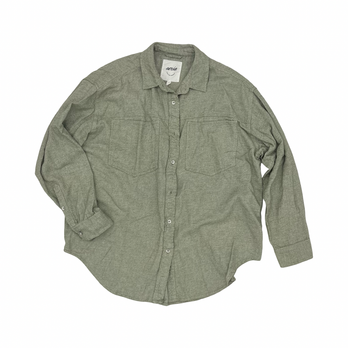 Top Ls By Aerie In Green, Size:S