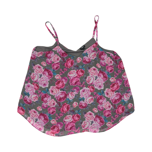 Blouse Sleeveless By Torrid In Grey & Pink, Size:2X