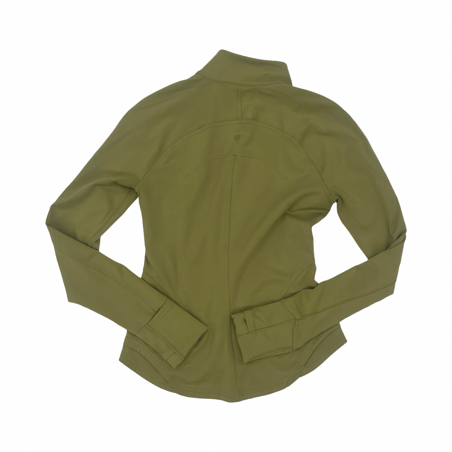 Athletic Jacket By Lululemon In Green, Size:S