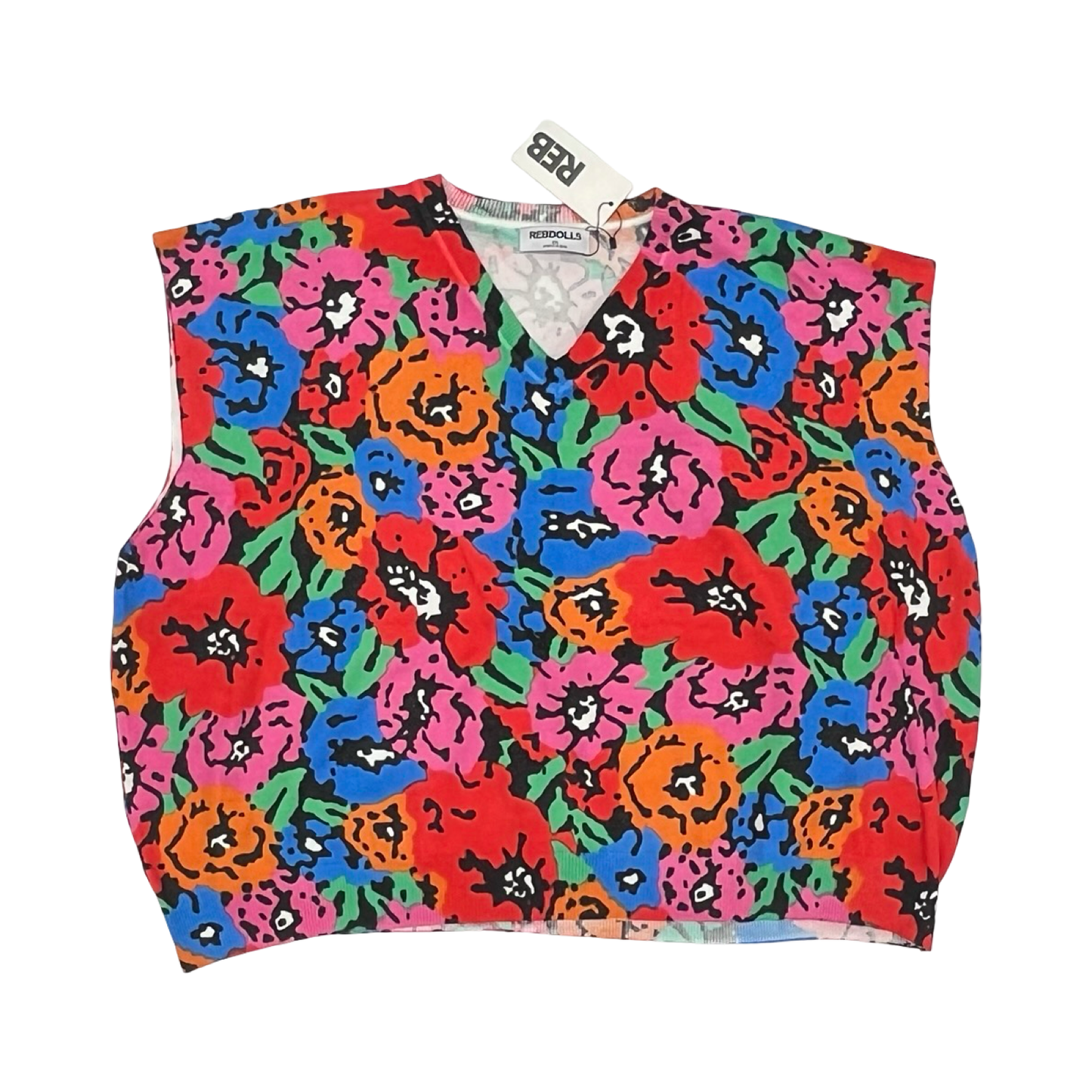 Vest Sweater By Clothes Mentor In Multi, Size:4X