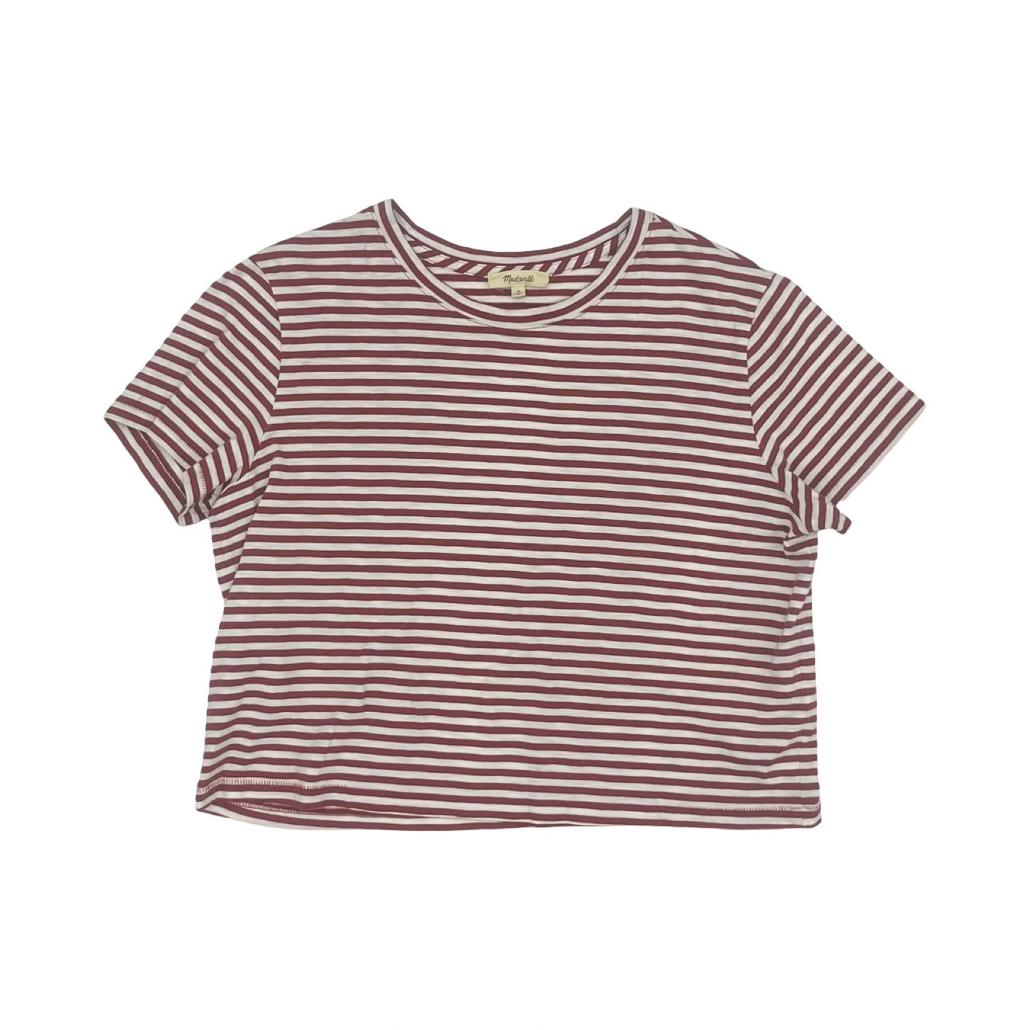 Top Ss By Madewell In Red & White, Size:M