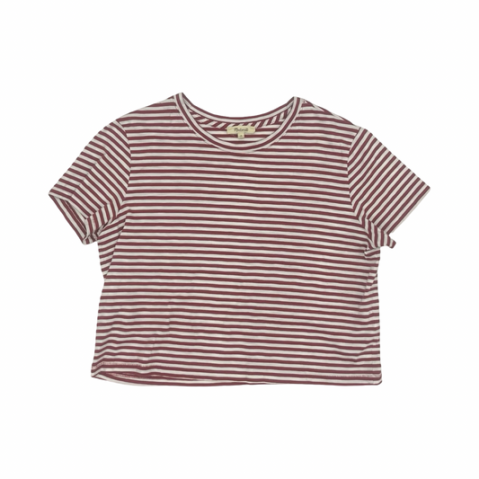 Top Ss By Madewell In Red & White, Size:M