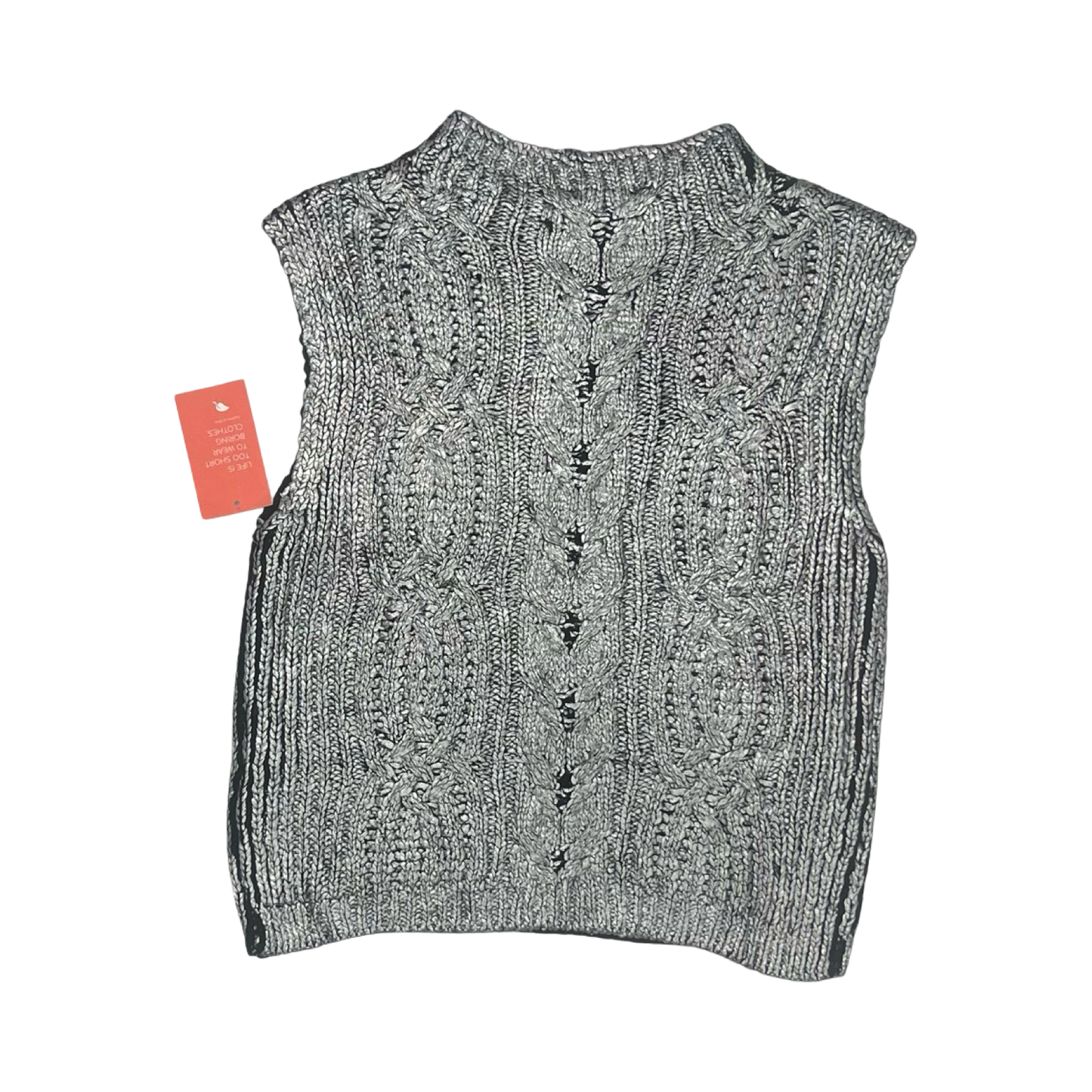 Top Sleeveless By Thml In Silver, Size:Xs