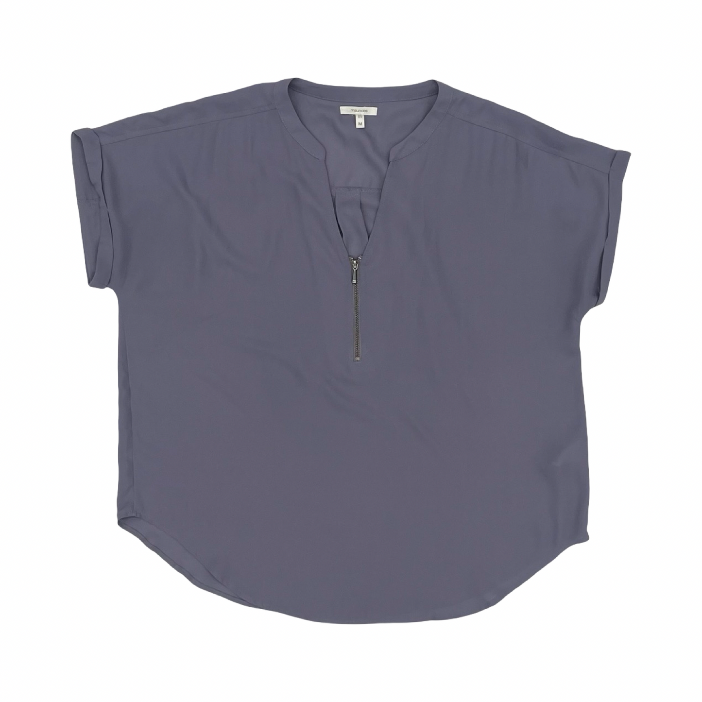 Blouse Ss By Maurices In Purple, Size:M