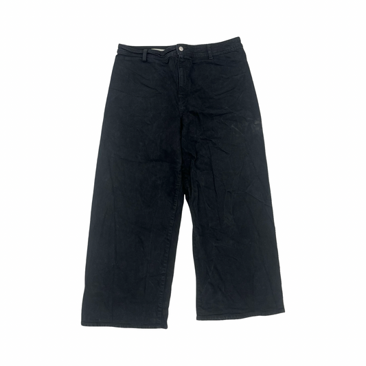 Jeans Straight By Universal Thread In Black Denim, Size:16