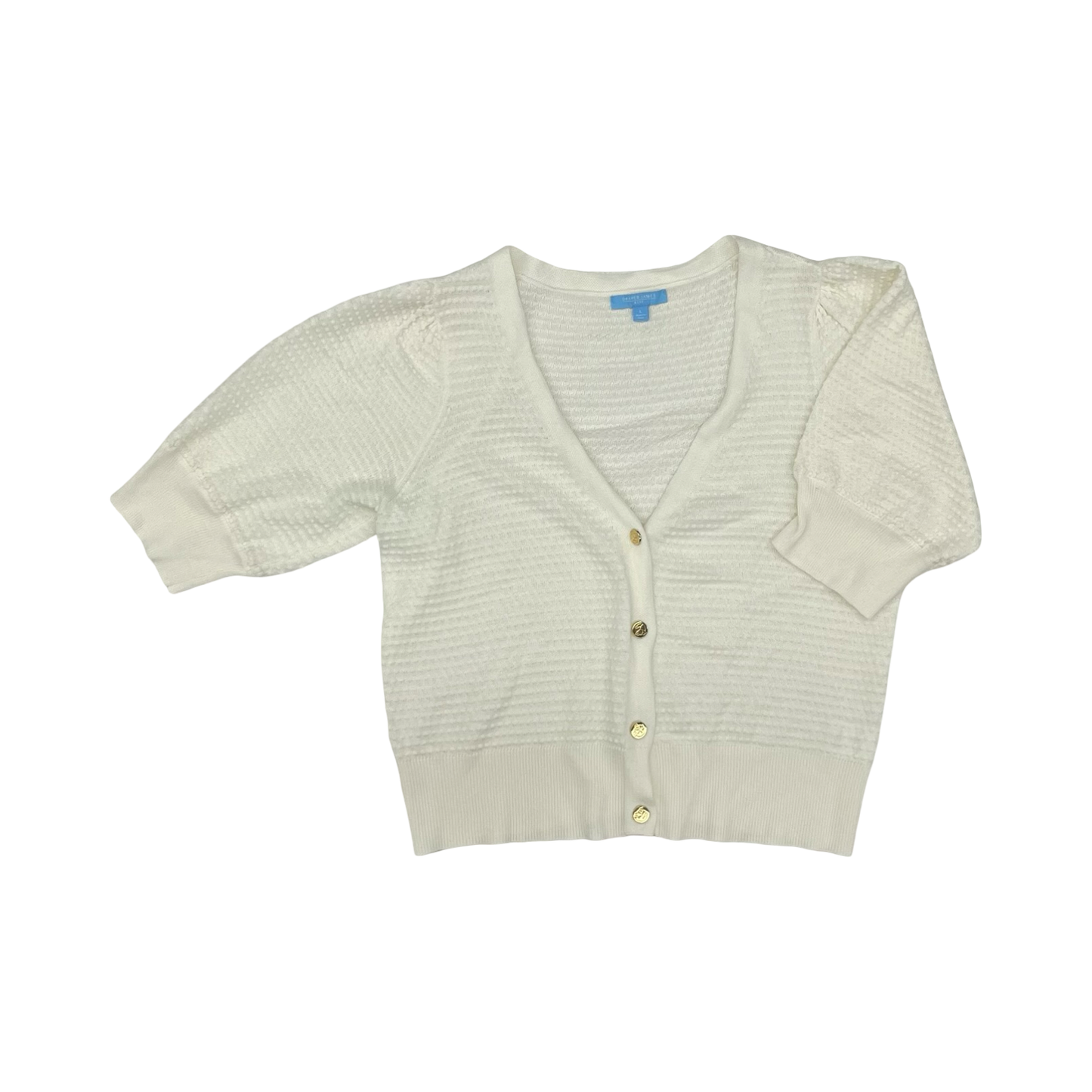 Sweater Ss By Draper James In Cream, Size:L
