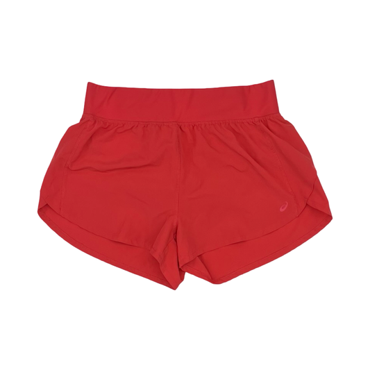 Athletic Shorts By Asics In Orange, Size:M