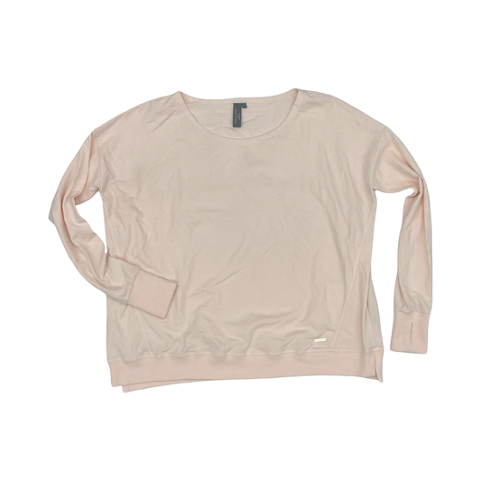 Athletic Top Ls Crewneck By Sweaty Betty In Peach, Size:L