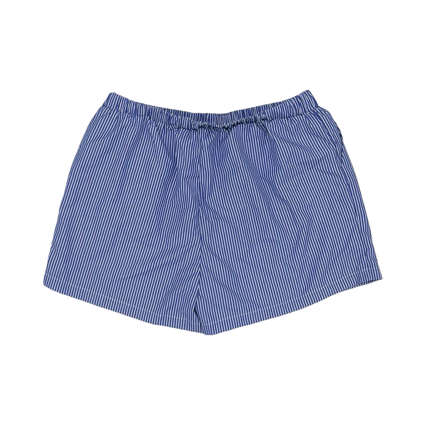 Shorts By Fashion Nova In Blue & White, Size:M
