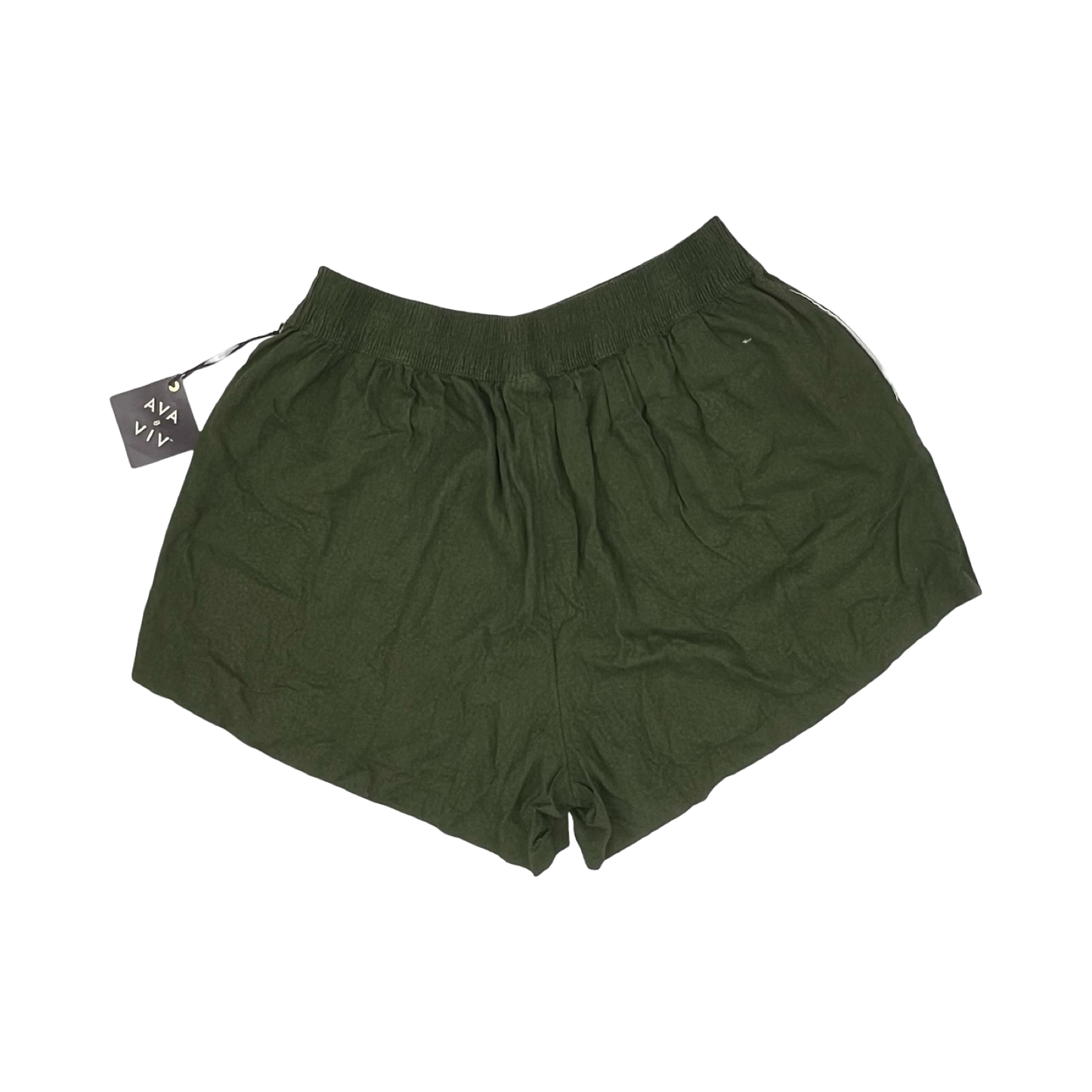 Shorts By Ava & Viv In Green, Size:3X