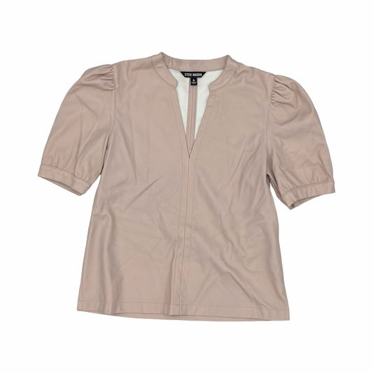 Blouse Ss By Steve Madden In Pink, Size:S