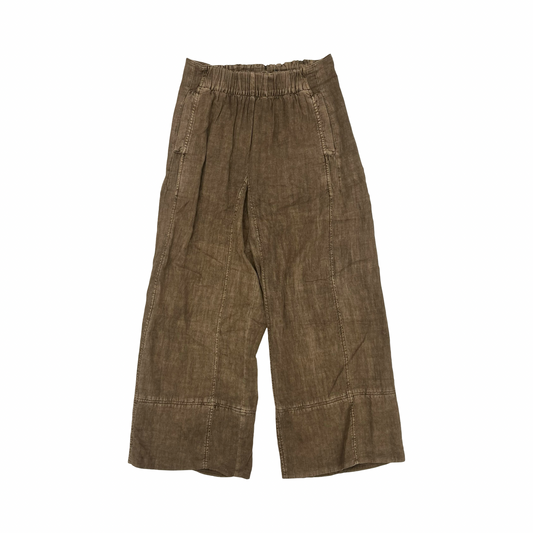 Pants Wide Leg By Free People In Brown, Size:Xs