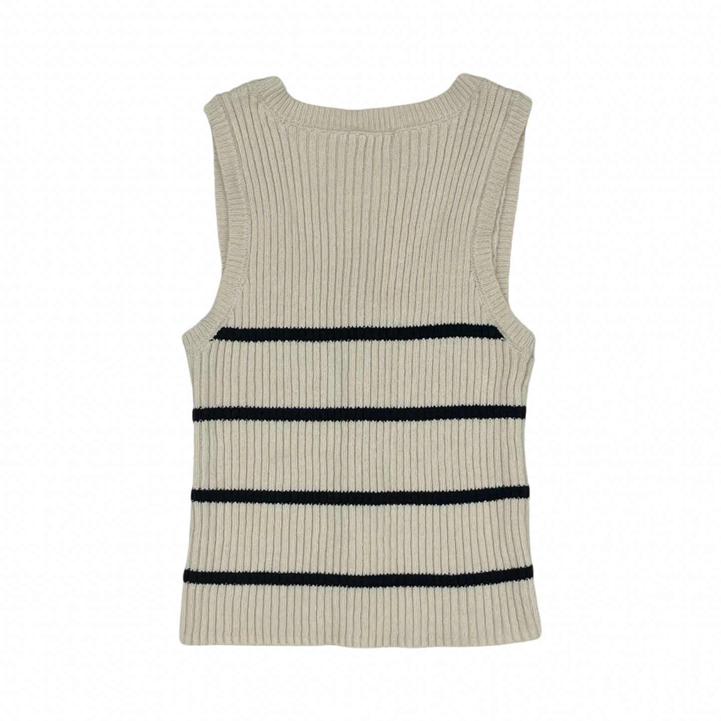 Top Sleeveless By Z Supply In Black & Tan, Size:M