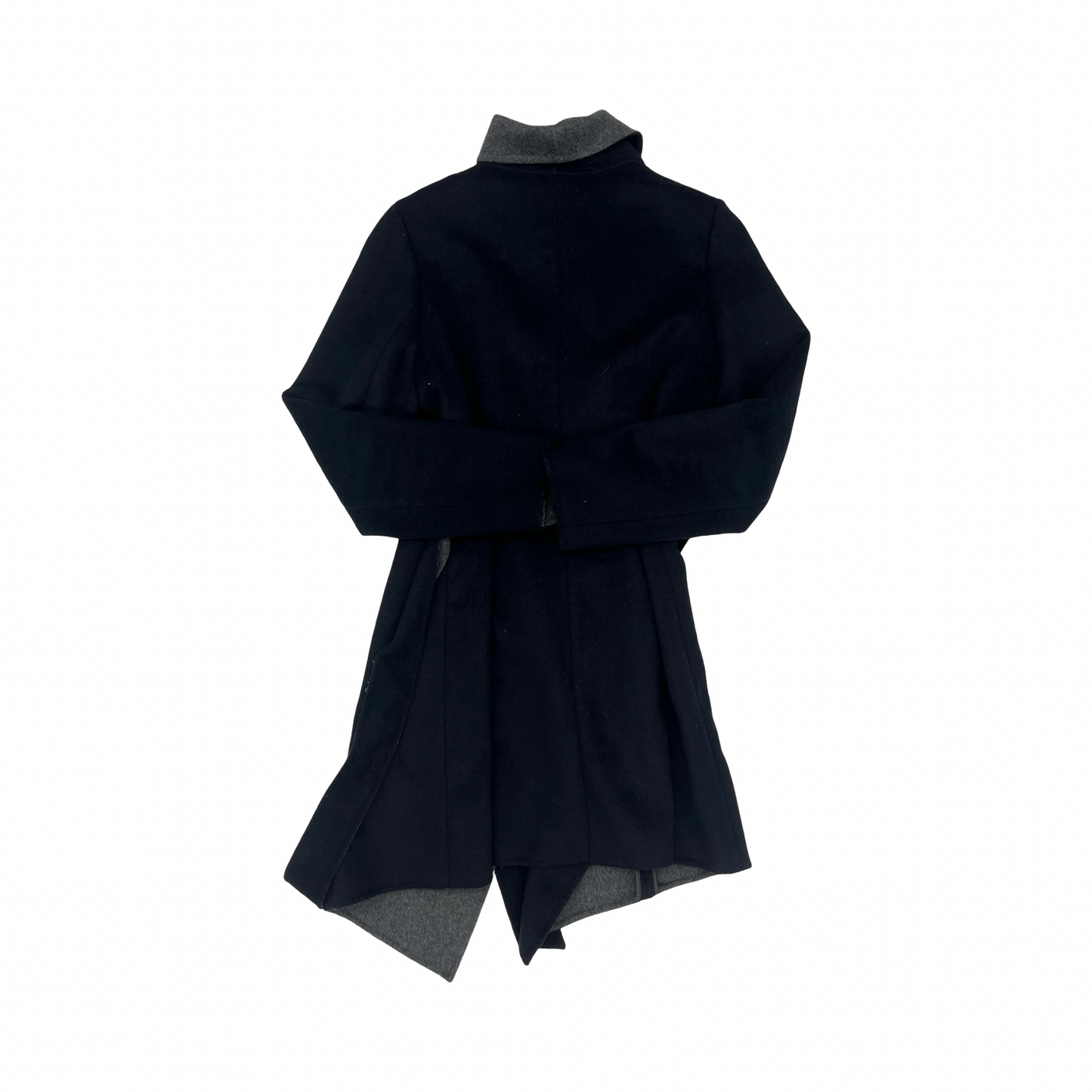 Coat Designer By Michael Kors In Blue & Grey, Size:M