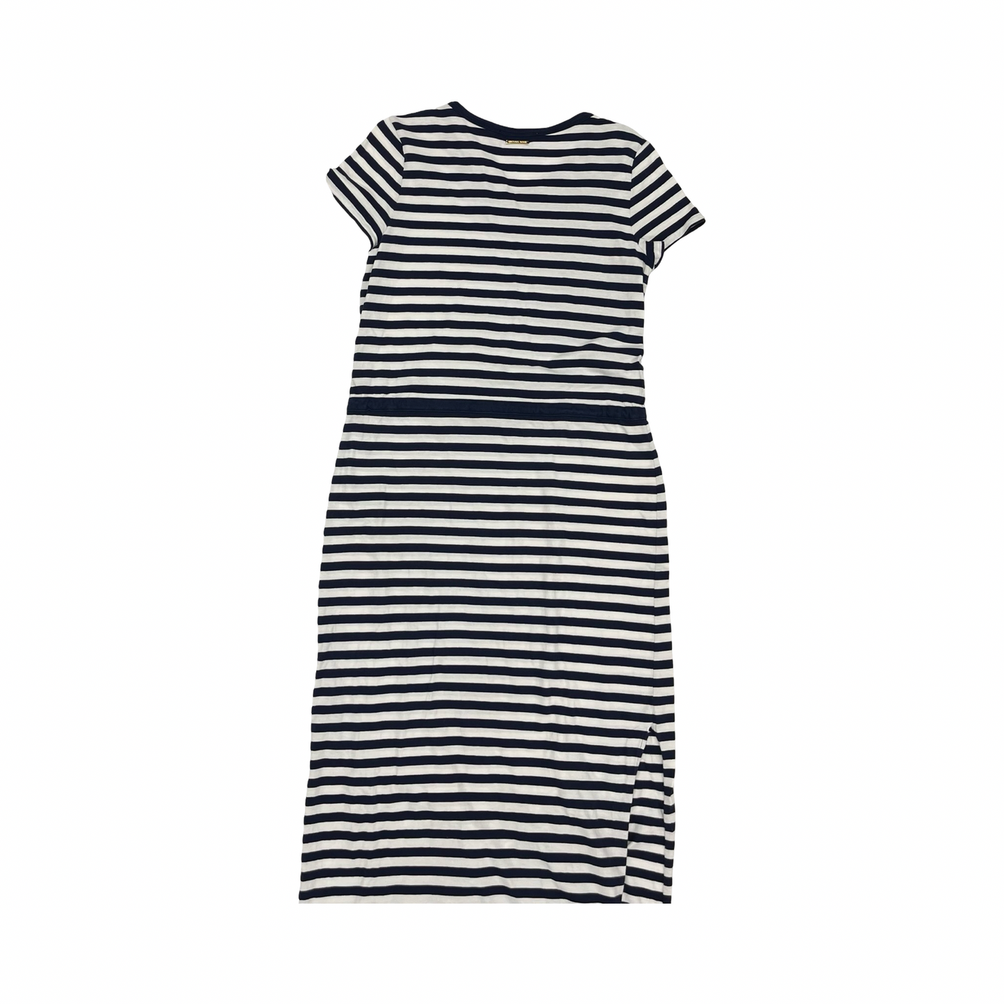 Dress Designer By Michael Kors In Blue & White, Size:M