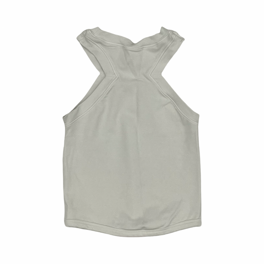 Blouse Sleeveless By Happily Grey In White, Size:Xs