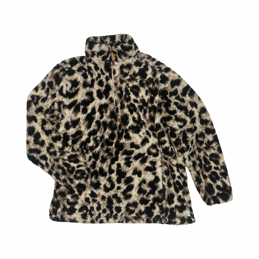 Sweatshirt Collar By Jess Lea In Animal Print, Size:M