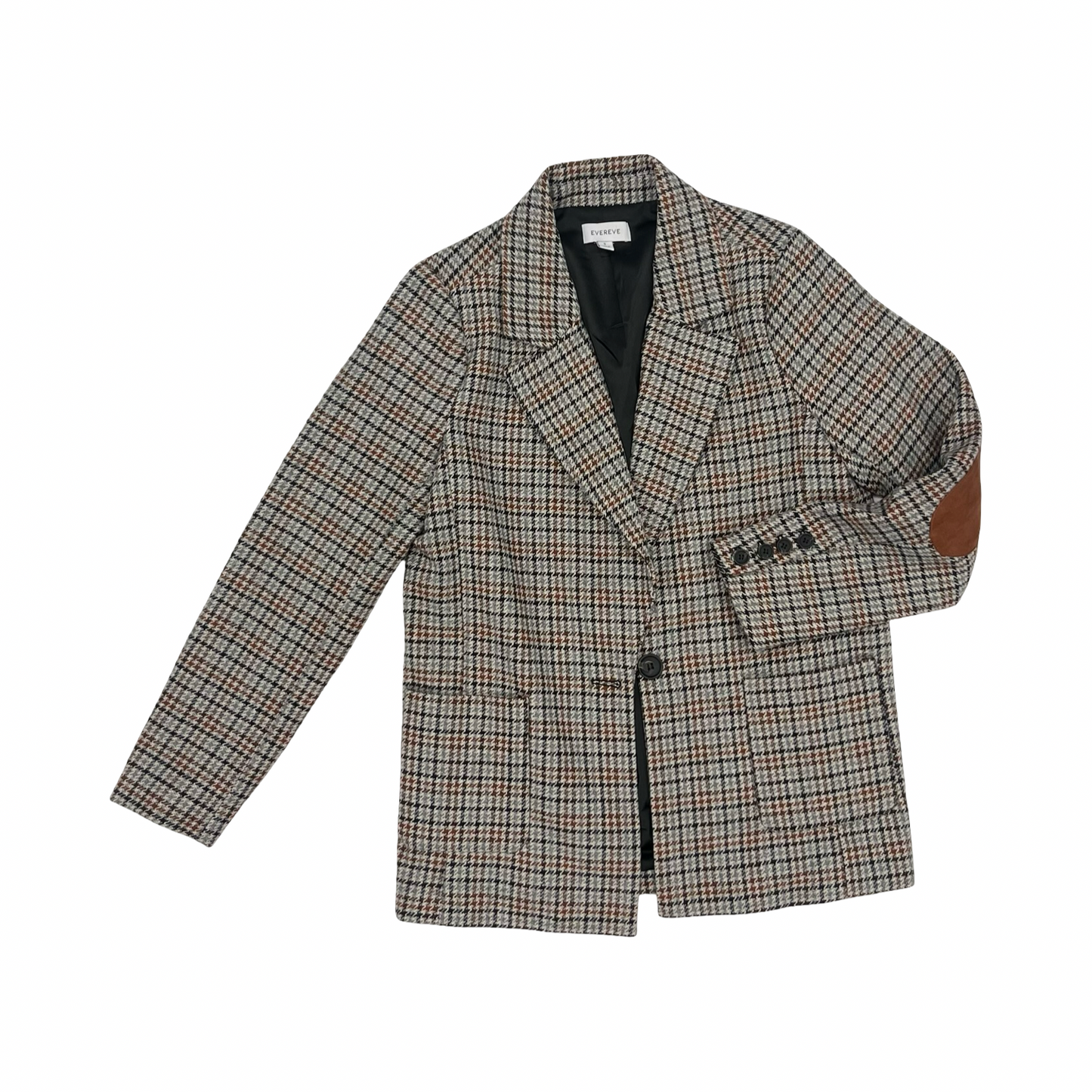 Blazer By Evereve In Brown & Grey, Size:S