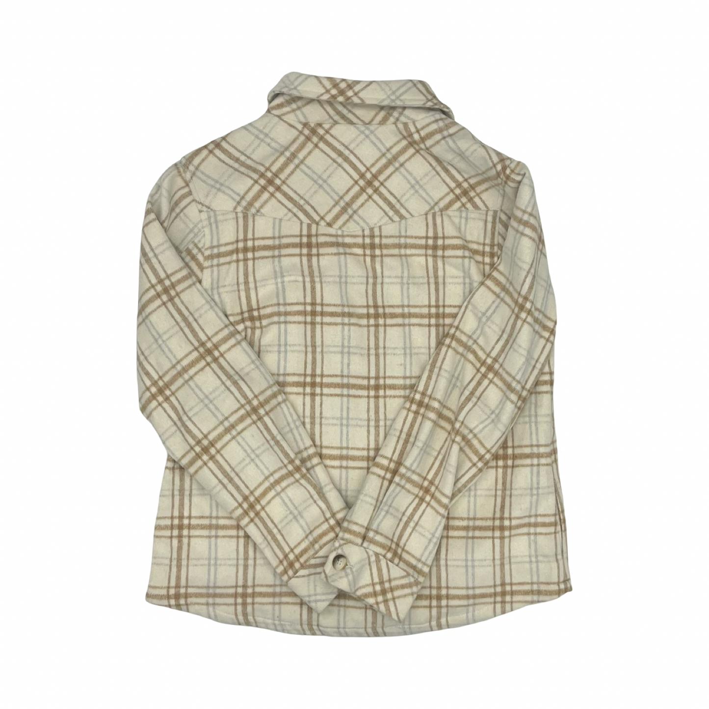 Jacket Shirt By Dear John In Plaid Pattern, Size:M