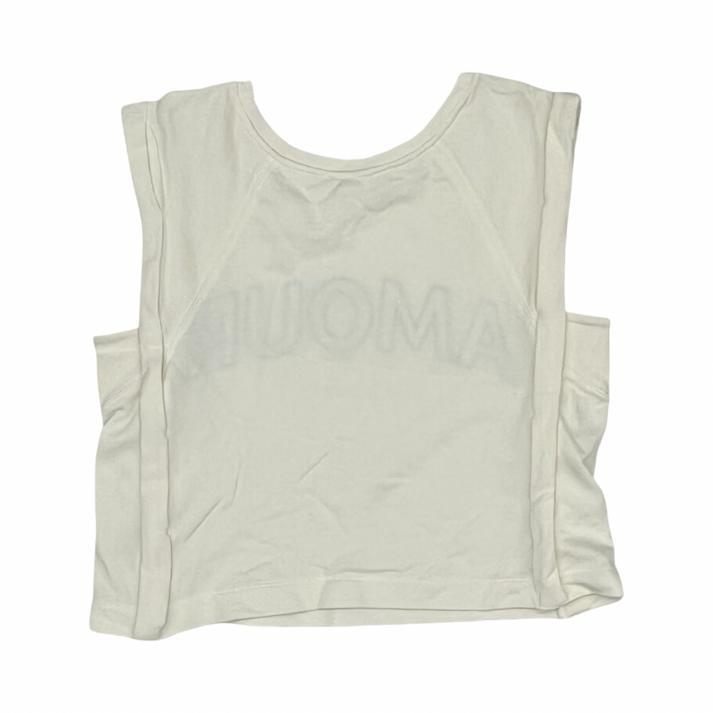 Top Sleeveless By Anthropologie In Blue & Cream, Size:S