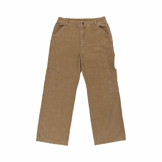 Pants Corduroy By Hem & Thread In Brown, Size:L