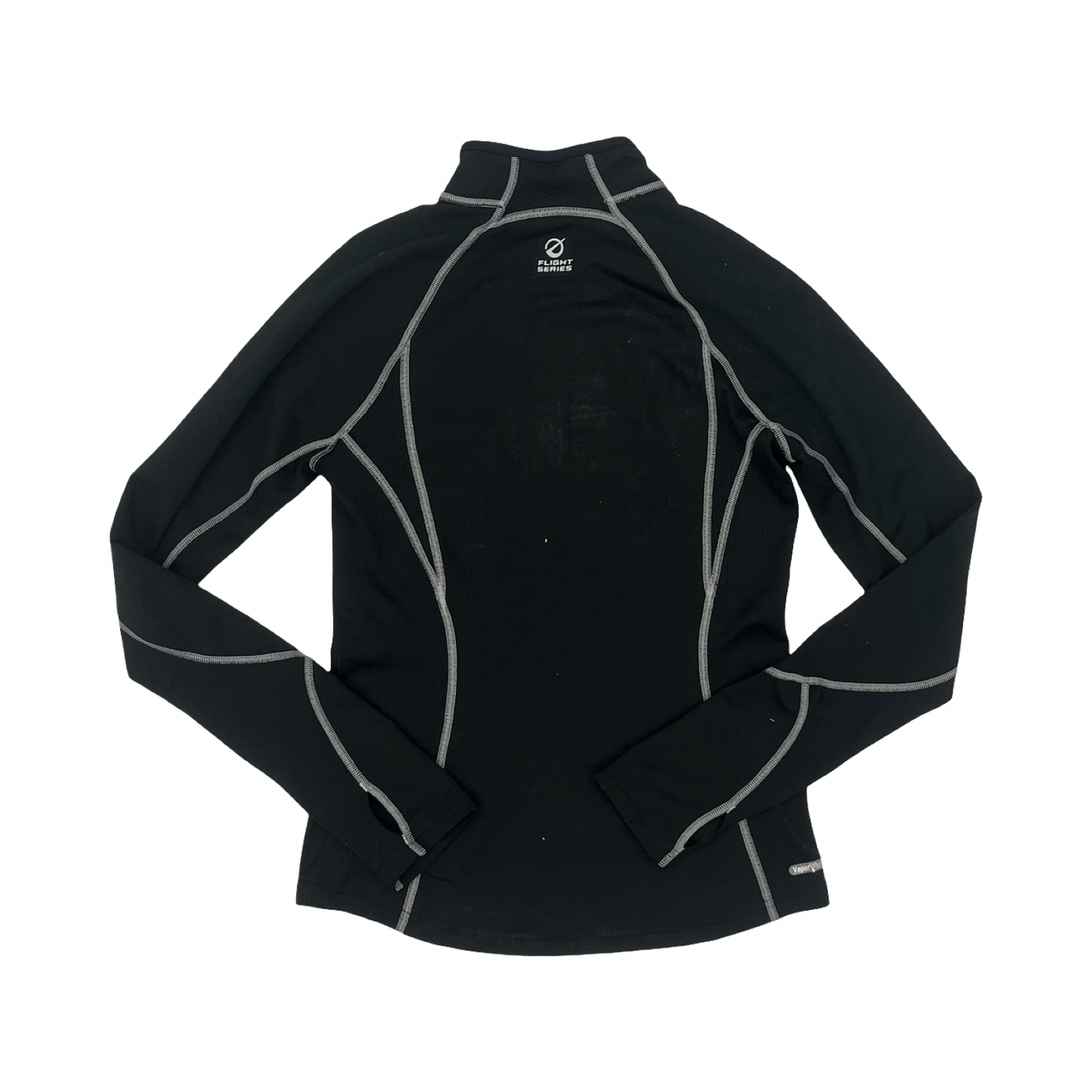 Athletic Top Ls Collar By The North Face In Black, Size:S