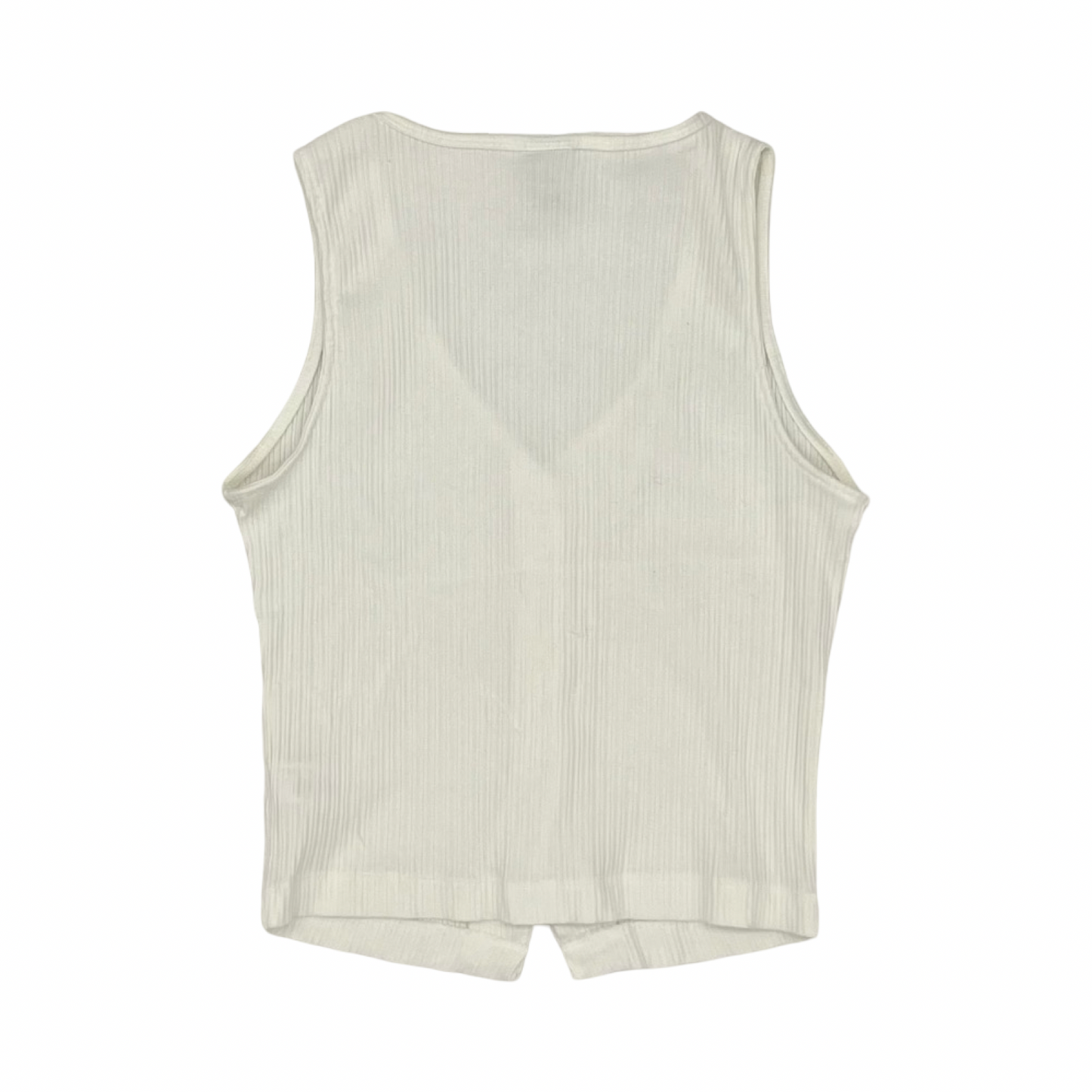Top Sleeveless By A New Day In White, Size:S