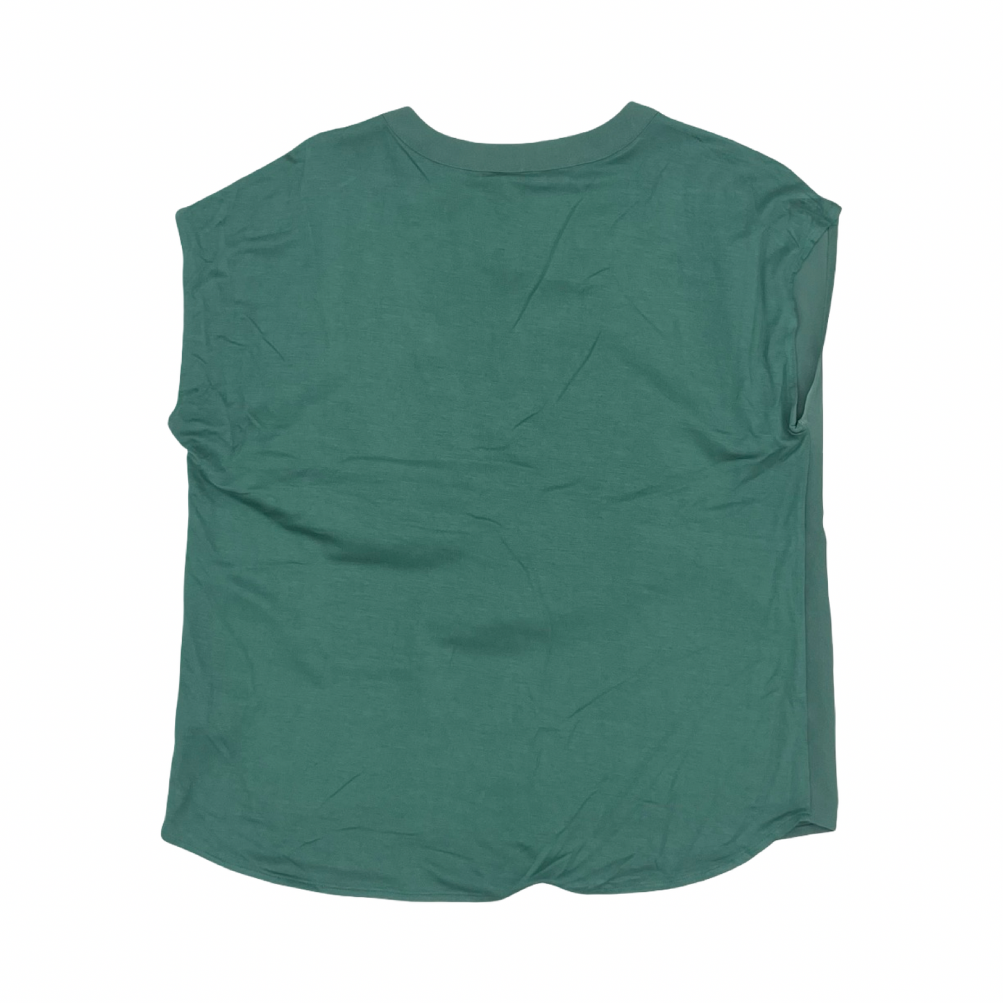 Blouse Ss By Banana Republic In Green, Size:M