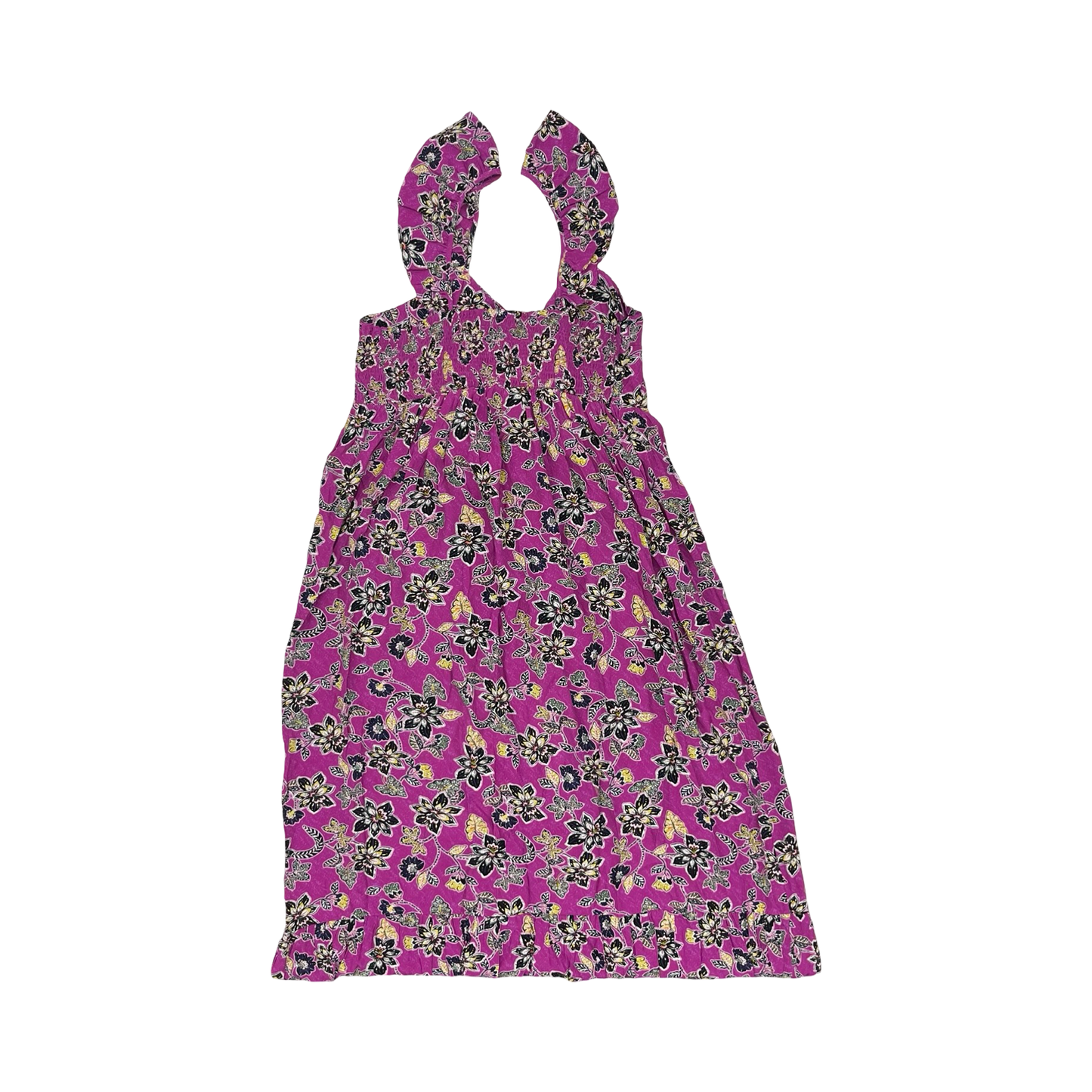 Dress Party Midi By Loft In Floral Print, Size:2