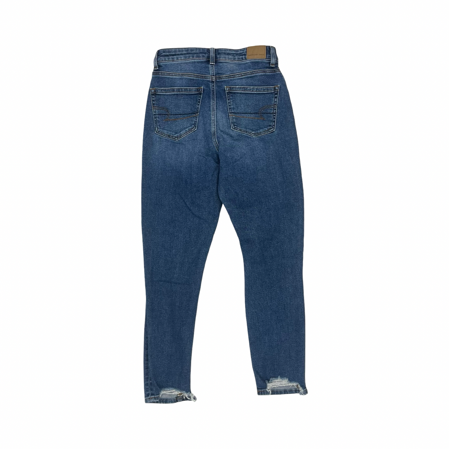 Jeans Skinny By American Eagle In Blue Denim, Size:2