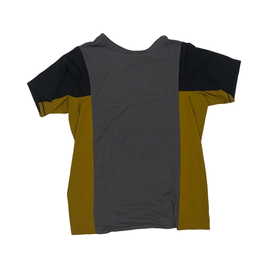 Top Ss By Lululemon In Grey & Yellow, Size:M