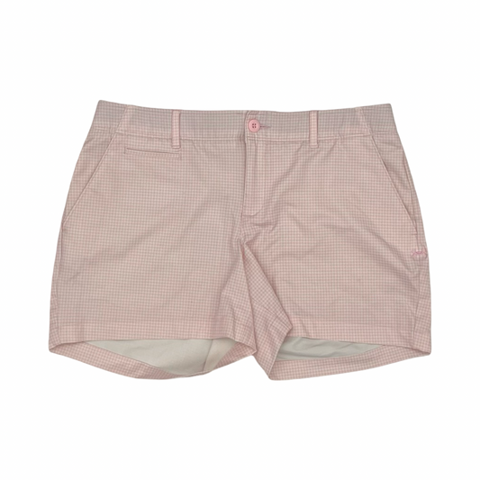 Athletic Shorts By Under Armour In Pink & White, Size:10