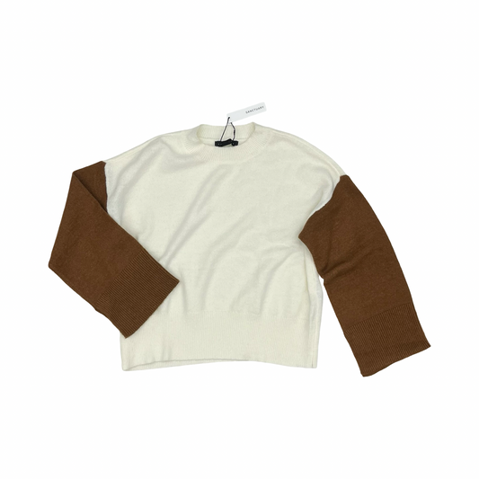 Sweater By Sanctuary In Brown & White, Size:M