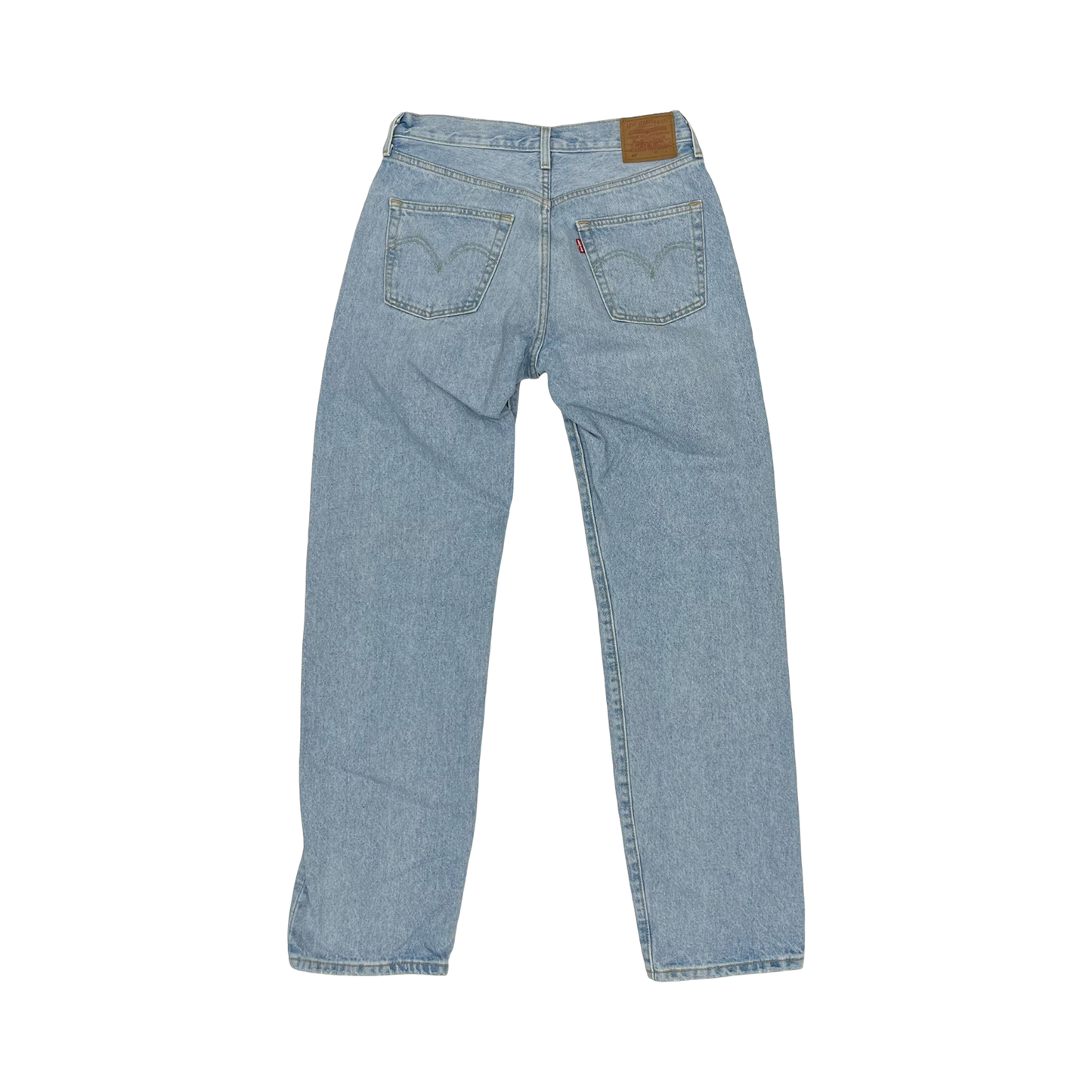 Jeans Straight By Levis In Blue Denim, Size:4