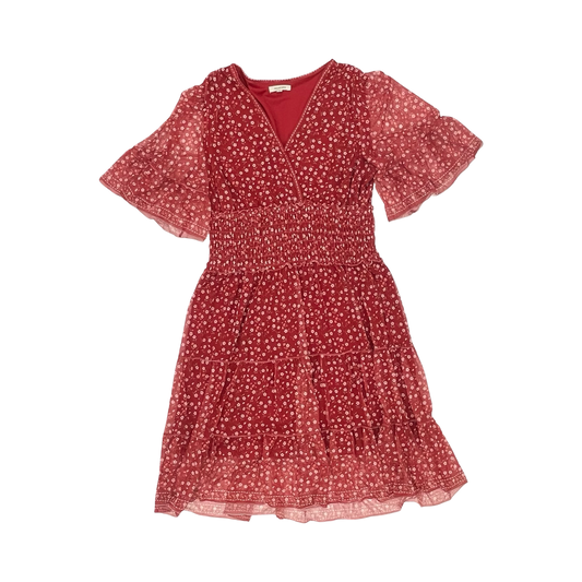 Dress Party Midi By Max Studio In Red, Size:L