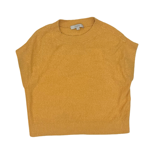 Sweater Ss By Loft In Orange, Size:S
