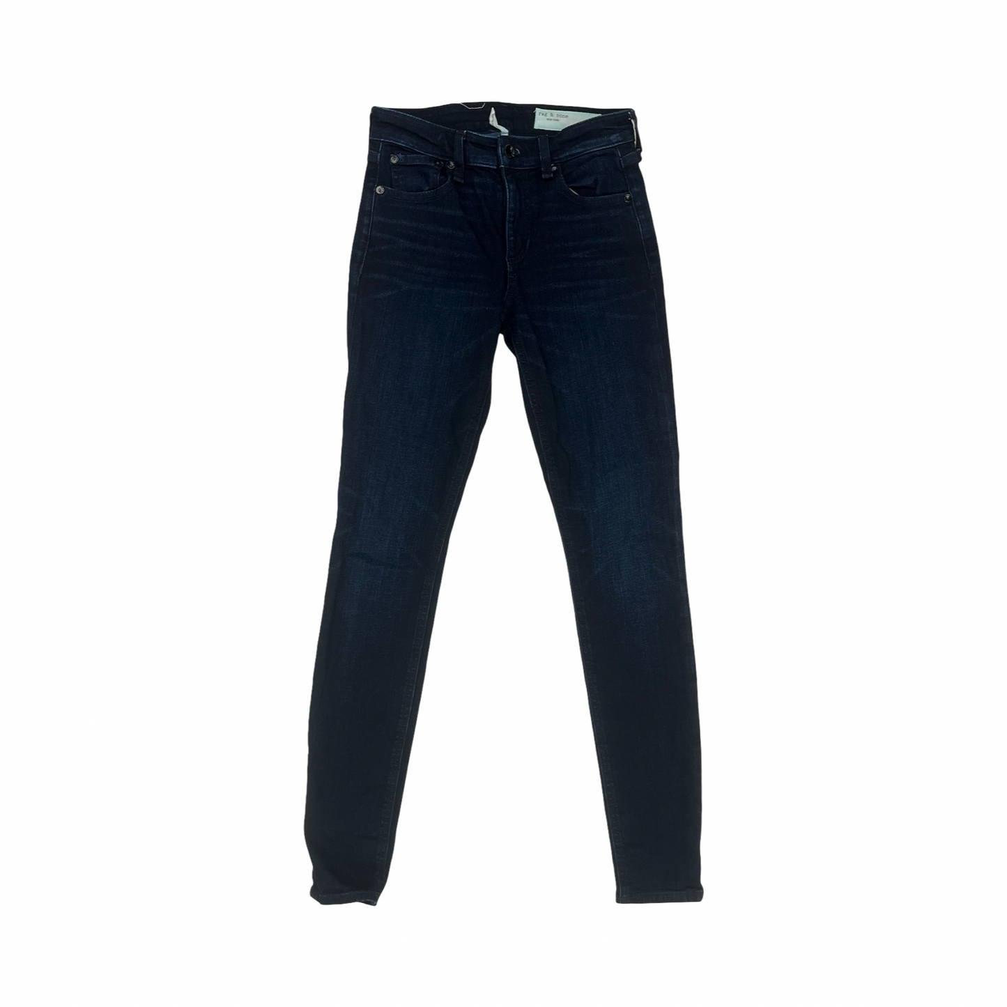 Jeans Skinny By Rag And Bone In Blue Denim, Size:0