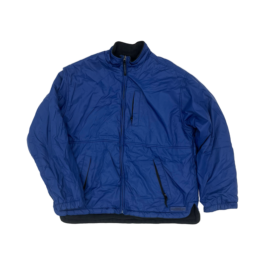 Jacket Faux Fur & Sherpa By Old Navy In Blue, Size:L