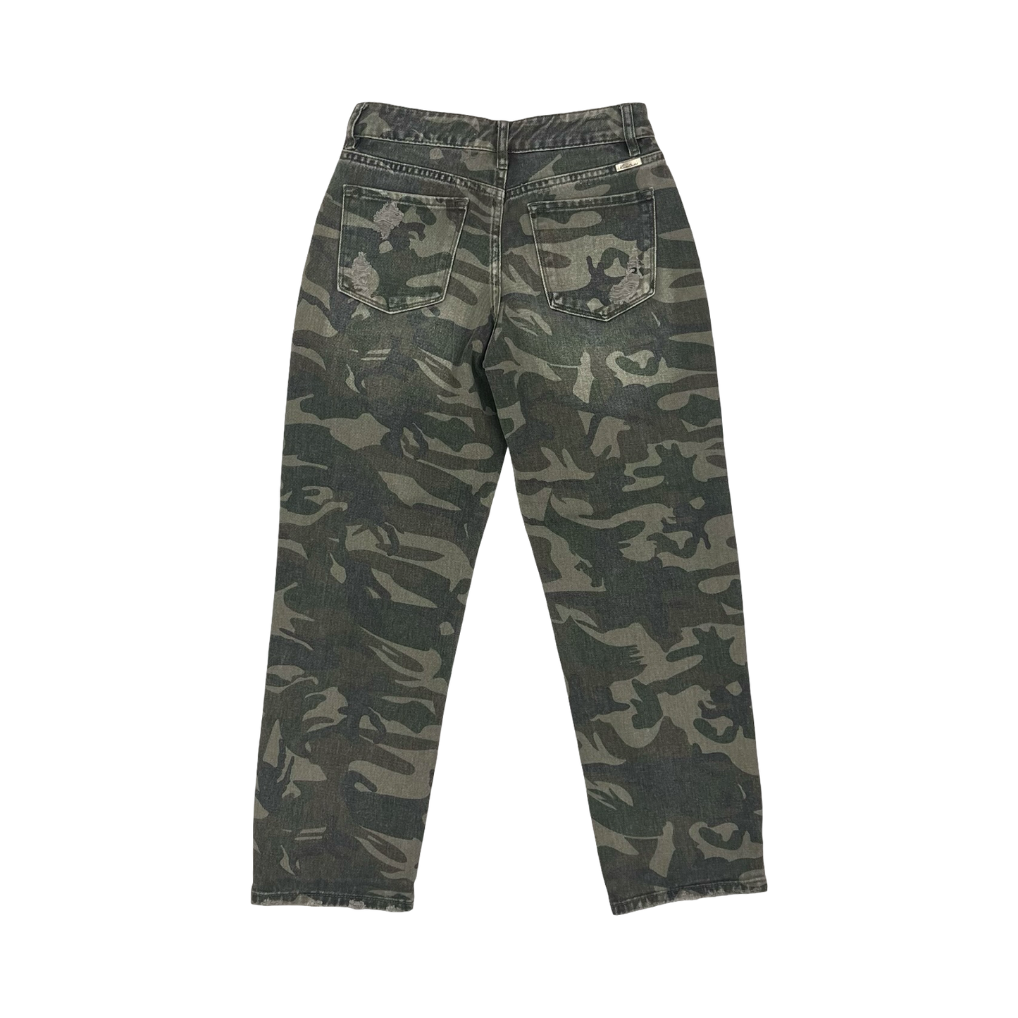 Jeans Straight By Kancan In Camouflage Print, Size:2